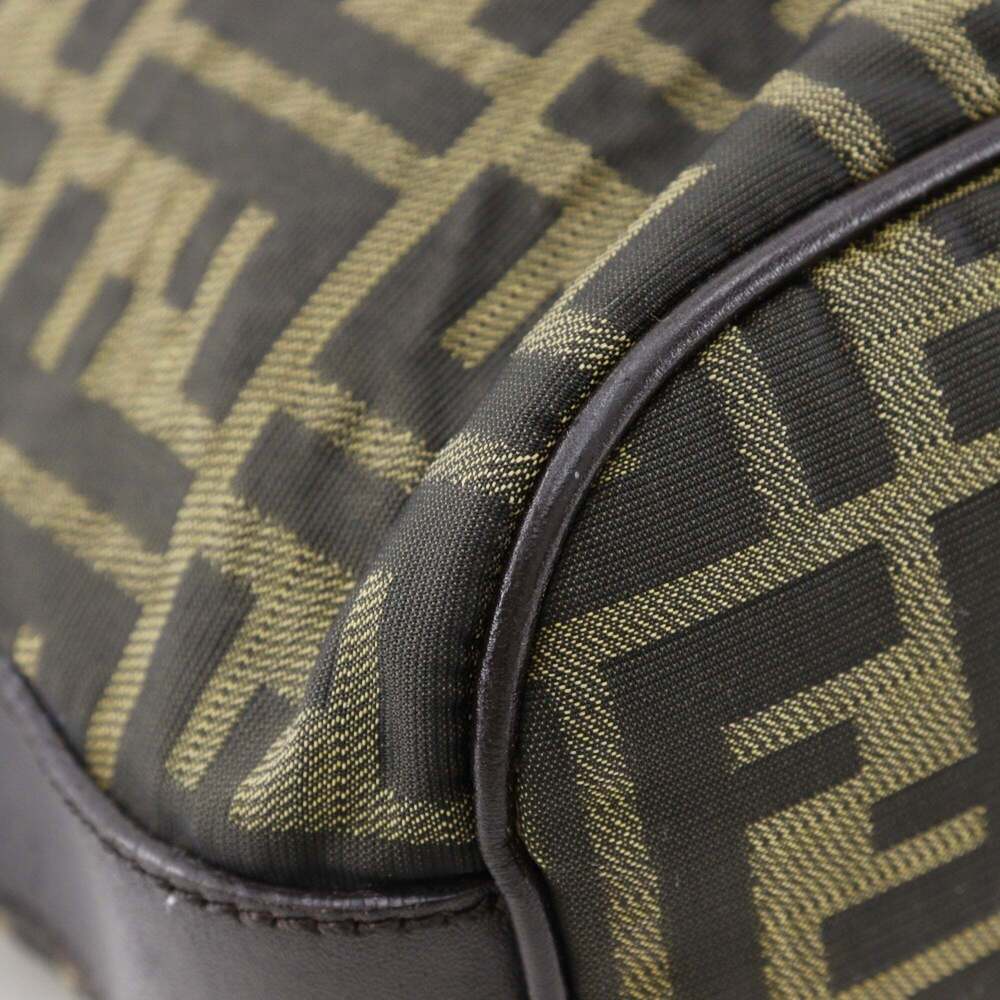 FENDI Brown Canvas Zucca Shoulder Bag - Picture 4 of 14